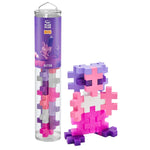 The Plus Plus BIG 15 Piece Tube - Glitter includes pink, purple, and white glitter blocks. Build sparkling 3-D figures with this creative set—great for adding to your Plus Plus collection!.