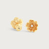 Wildflowers Stud Earrings - Gold