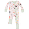 Baby Sushi 2-Way Zipper Romper - Pink