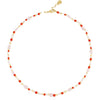 Milos Beaded Necklace - Warm