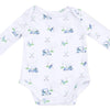 Baby Boys' Lap Shoulder Bodysuit - Baby Golf Carts Blue