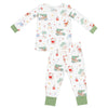 Baby and Kids' Long Sleeve Loungewear Set - Beach Christmas