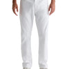 Everett Sueded Slim Straight - White