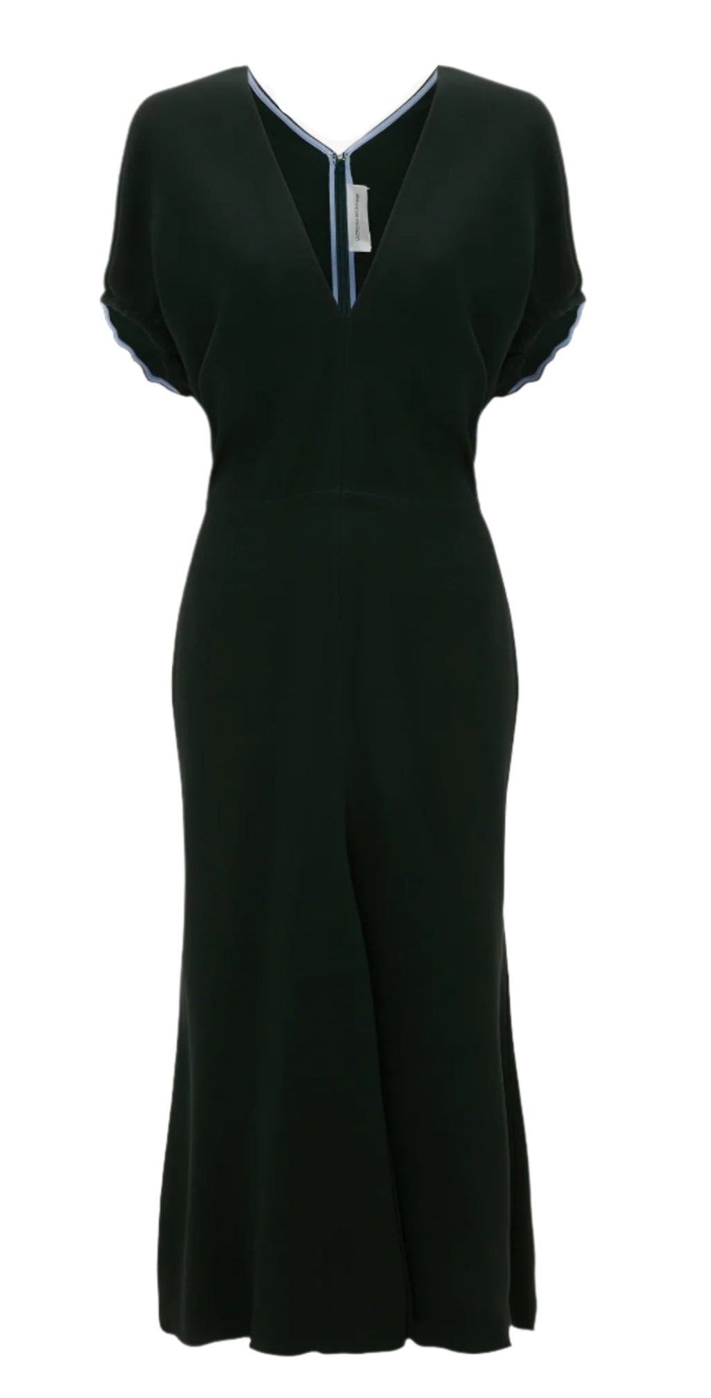 Blouson Detail Midi Dress