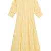 Jazz Pintuck Midi Dress - Buttercream