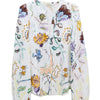 Floral Power Blouse - Wicked Flower White