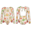 Baby Girls' and Girls' Alana Longsleeve Rashguard - Casitas Islenas Arena