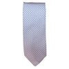 Printed Tie - Pink Blue Diamond Geo