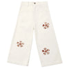Girls' Straight Leg Pant - Daisy Patches