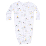 Wrap your newborn in comfort with the Angel Dear Baby Striped Convertible Gown, crafted from silky-soft viscose and featuring long sleeves and a charming striped design.