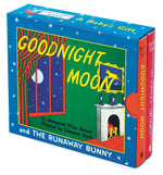 A Baby's Gift: Margaret Wise Brown – Goodnight Moon & The Runaway Bunny by Harper Collins features both beloved books with illustrated covers, making it a perfect gift set for babies.