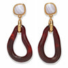 Galina Earrings - Sangria