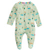 Baby Modal Footie - Fairway Fetch