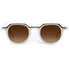 Galvan Sunglasses - Silver Chroma + Crystal