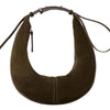 Slide Suede Bag - Olive