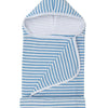Baby Cabana Terry Stripes Beach Towel - Light Blue