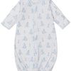 Baby Giraffe Grace Convertible Gown - Light Blue