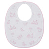 Springtime Bunny Fun Bib - Pink