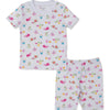 Baby and Kids' Ocean Antics Short Sleeve PJ Set - Pink
