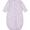 Baby Whale Pods Convertible Gown - Pink