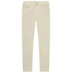 Frame's Modern Straight jeans in beige are made from stretch-cotton denim, offering a slim fit and mid-rise waist. They come with front and back pockets and are equipped with a button and zipper closure.