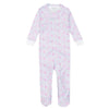 Baby Parker Zipper Pajama - Sandcastles Pink