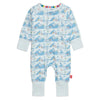 Baby Apres Chic Modal Convertible Coverall - Blue