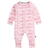 Baby Apres Chic Modal Convertible Coverall - Pink