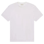 The Frame Light Cotton Tee, a short-sleeved lightweight Supima cotton crewneck, is laid flat against a white background.
