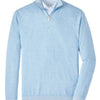 Coolspun Cotton Quarter-Zip Sweater - Morning Blue