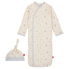 Baby Organic Cotton Gown & Hat Set - Fix It Friends