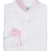 Mens' Solid Linen Shirt - White