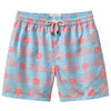 Swim Trunk - Potted Palm/Pink Turquoise
