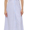 Noor Dress - White/Red Stripe