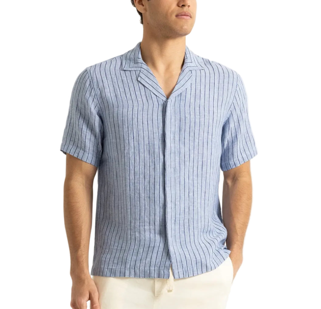 Orlebar Brown Maitan Lino Stripe Shirt