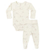 Baby Girls' Side Snap Bodysuit & Pant Set - Bunnies