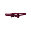 Baby Girls' Bow Headband - Burgundy Velour