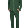 Willam Long PJ Set - Forest Green - FINAL SALE