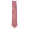 Peacock Motif Tie - Red