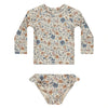 Baby Girls' and Girl's Maryn Rashguard Set - Gardenia