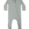 Baby Bamboo Zip Footie - Fern