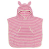 Kids' Character Hooded Towel - Cotton Candy Pink Stripe