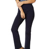 Faye Flare Cropped Ponte Knit Pant - Navy