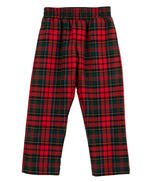 Navy Twill Sheffield Pants for baby boys and boys from The Beaufort Bonnet Company, featuring an elastic waistband, displayed on a white background.