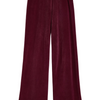 Zephyra Velour Pants - Ruby