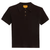 Shrunken Cashmere Polo - Burnt Cocoa