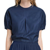Haleigh Top Cotton Sateen - Navy