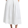 Austin Skirt Cotton Sateen - White