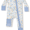 Baby 2-Way Zipper Romper - Sweet Rose Calico