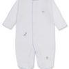 Baby SCE Jungle Hang Out Footie - White/Lt Blue